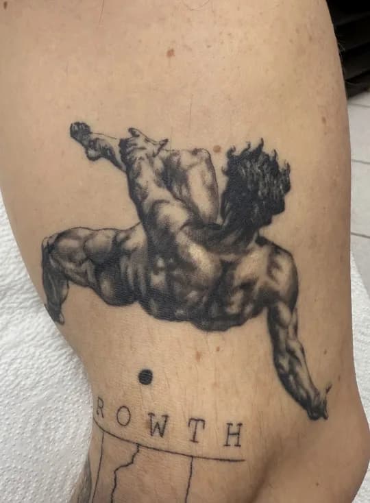 Temnejši tattoo pred laserskim odstranjevanjem